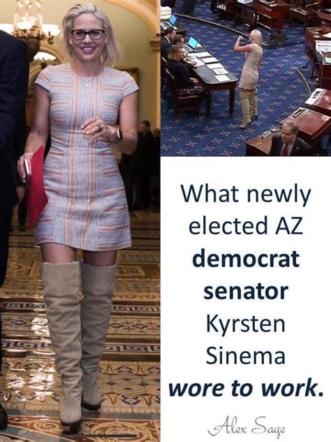 kyrsten sinema nude|Kyrsten Sinemas dress draws attention at Senate swearing